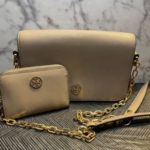 Tory Burch Robinson Chain Crossbody Bag French